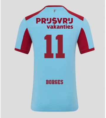 Feyenoord Goncalo Borges #11 Alternativní Dres 2025-26 Krátký Rukáv